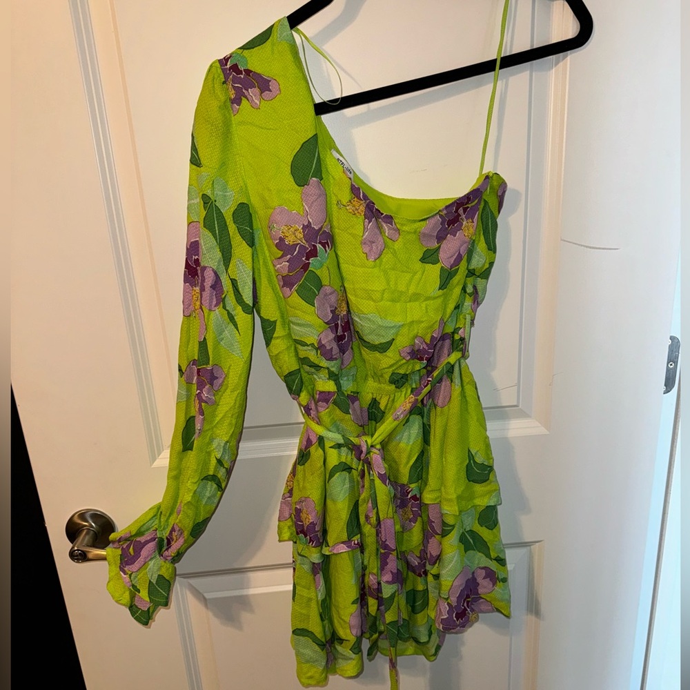 Green and Purple Floral Dress by Copper Honey
